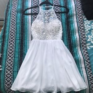 White Macy’s Cocktail dress